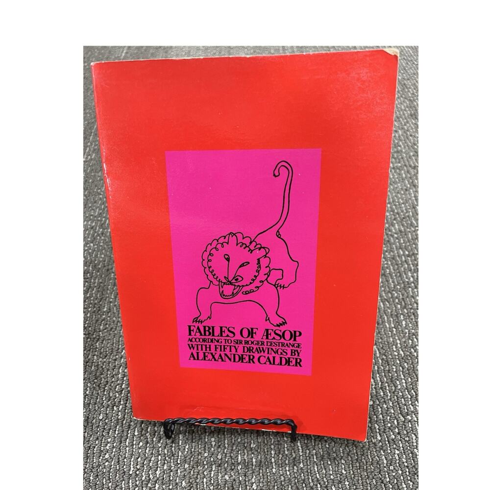 Aesop Fables of Aesop Sir Roger L'Estrange Alexander Calder Dover Book